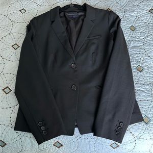GAP CLASSIC BLACK  BLAZER EUC SZ 8